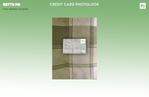 модерен стил Луксембуршка банка Fortuna виза дебитна картичка photolook преден ш